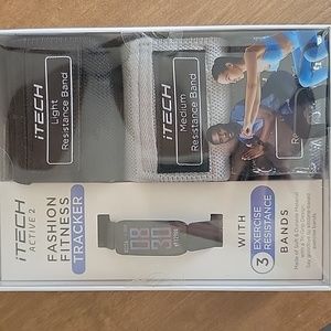 Itech Active 2 Fashion Fitness Tracker NWOTwith weights